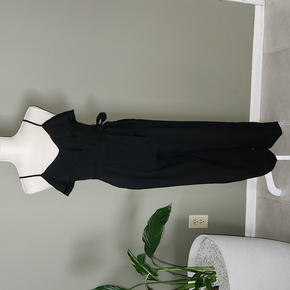 Banana Republic black jumpsuit, size 0P